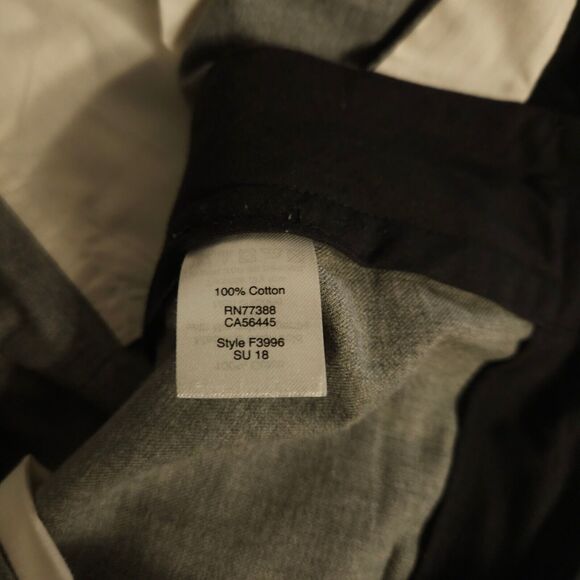 J Crew Mens 36x32 Gray Grey Flat Front Bedford Cotton Dress Pants - Picture 4 of 7